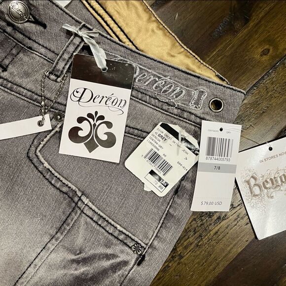 NWT House of Deréon Beyoncé Jeans Diva Crest Skinny - Picture 8 of 13